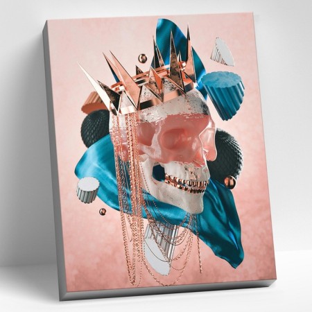 Picture on numbers 40 × 50 cm "nonsense art" 20 colors