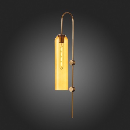 Wall lamp ST LUCE. SL1145.391.01. Callana. 1x60 watts, E27, 10x78 cm, brass color-2
