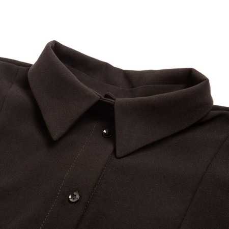Women's shirt Minaku: Green Trend, Black Color, size 44-5