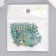 Glass beads 6/0 "metallic. Melange. Blue-green" 10 g
