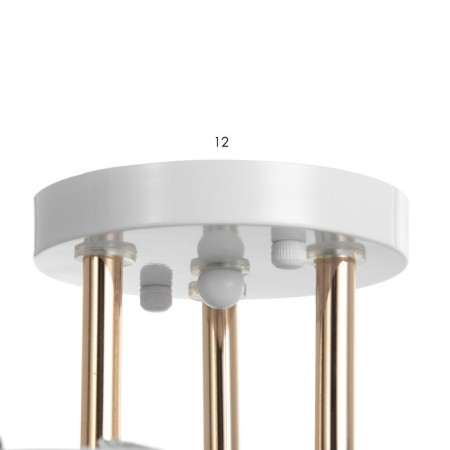 Luisa chandelier 3x60W E27 gold/white 48x48x24cm-3