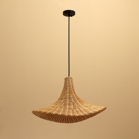 Ceiling Lamp from Rotan "Kuin" 1x120W, E27, 55x40 cm-1