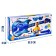 Toy musical guitar "Play and sing", with a microphone, sound effects, blue color