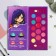 Cosmetics set "Stylish Girls", shadows 10 cV 1.3 g, shine 4 cV 0.8 grams