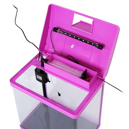 The Seastar LS-380F Aquarium includes: LED lamp, filter, 30 l, pink-3