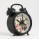 Clock - desktop an alarm clock, discrete move, 8 x 12.5 cm, aa