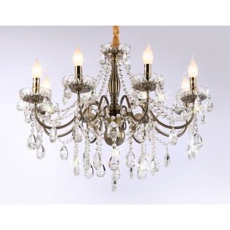 Suspicious classic chandelier with crystal Ambrella Light, Classic, TR4950, 8HE14, Bronze Color-3