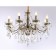 Suspicious classic chandelier with crystal Ambrella Light, Classic, TR4950, 8HE14, Bronze Color