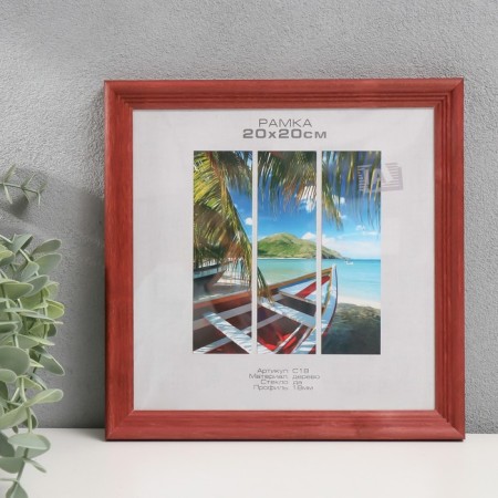 Photo frame tree "Image Art" C18 20x20 cm, (plastic screen), red tree