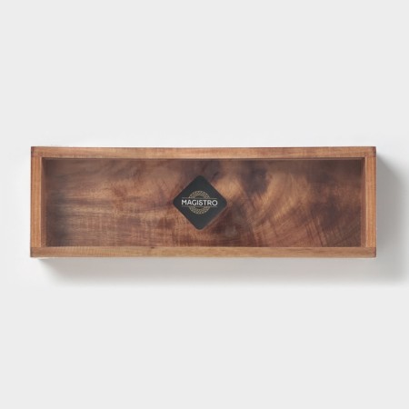 Magistro tropical cutlery tray 25 × 8 × 4 cm, acacia-6