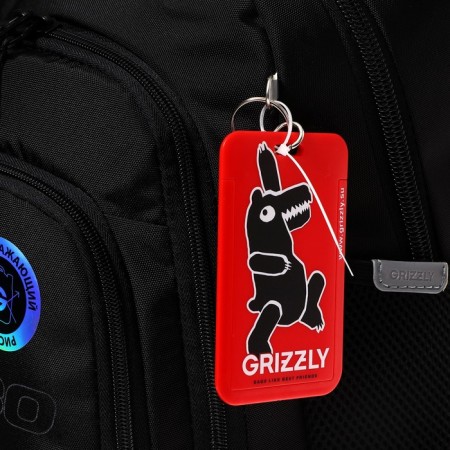 School backpack, 40 x 25 x 22 cm, Grizzly, ergonomic back, laptop compartment, black/green-6
