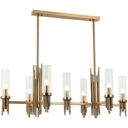 STILFORT 2170/05/05/07PL GRAFF, 7x40W, E14, 990x990x765 mm, bronze color