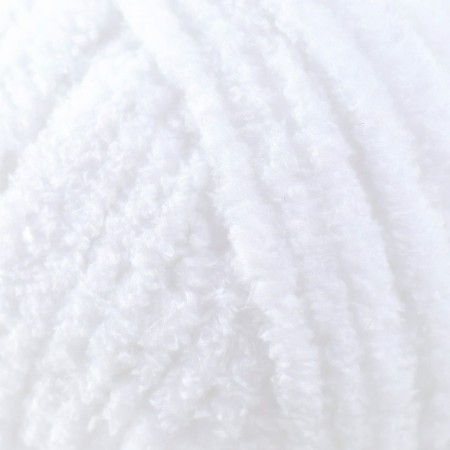 Yarn "Softy Plus" 100% micropoliester 120m/100g (55 white)-2