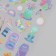Stickers for creativity plastic "School accessories" 9.3x20.4 cm