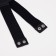 Women's belt on buttons, width 4 cm, black color