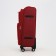 Small suitcase 24 "on lightning, code castle, with extension, red color