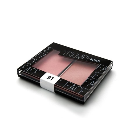 Blush blush, 2-flowers, tone 91 peach beige/cold pink