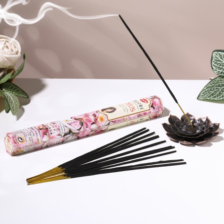Incense hem "Precious lotus hexa precious lotus", 20 wands in packaging, hexagon