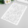 Plastic stencil "Rose" 24x16 cm
