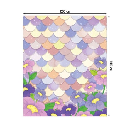 Tables on the table "Fairy Tale", rectangular, Saten, size 120x145 cm-1