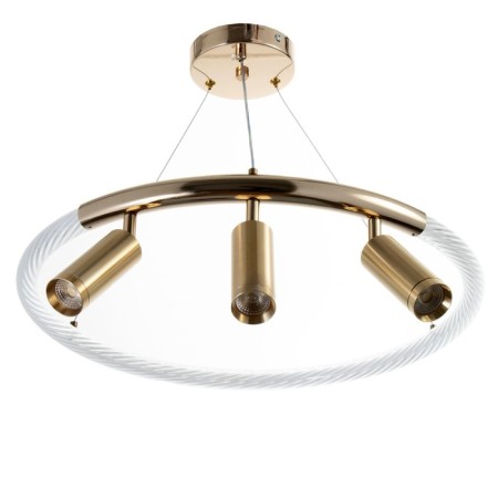 Bayerlux Lamp Viati Led 57W gold 50x50x14-100 cm
