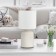 RIVOLI Sabrina 1he14, 40 watts ceramics white with a lampshade
