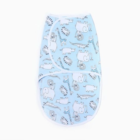 Velcro coconn, height 50-62 cm, culinary, blue color, print mix-1
