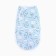 Velcro coconn, height 50-62 cm, culinary, blue color, print mix