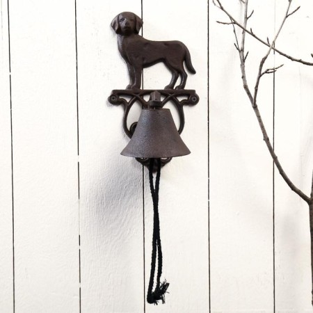 Souvenir metal bell "Dog" 24x10x13.5 cm
