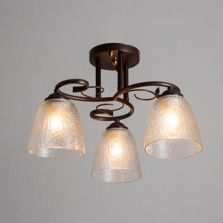 Lasni chandelier 3khe27 40W wenge 45x45x28 cm Bayerlux-1