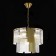 Suspended EVOLUCE lamp. Sle1123-303-05. Tresa. 5x40 watts, E14, 40x40x32 cm, brass color