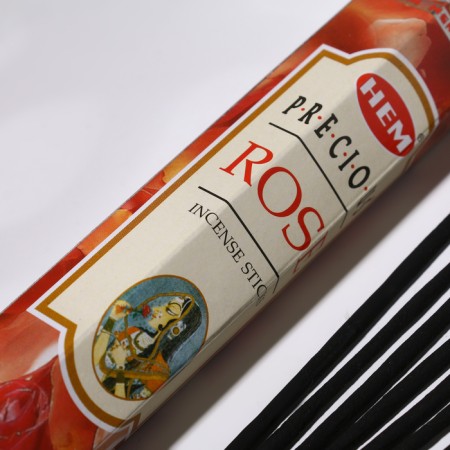Incense hem "Precious rose. Precious rose", 20 wands in packaging, hexagon-1