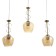 Economic light SARA SARA 3x40W E27 gold 59x13x65 (32) cm