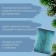 Декупажная карта "Кожа змеи",бирюзовый, плотность 45 г/м2, формат А4