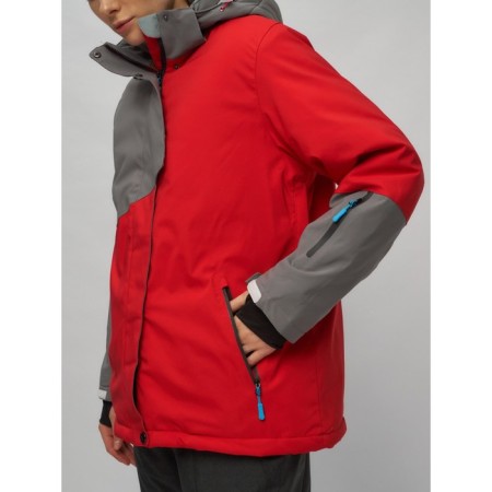Ski suit female, size 60, red color-5