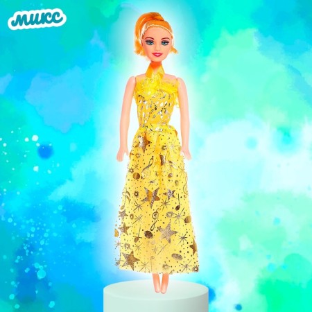 Кукла-модель «Оля» в платье, МИКС-9