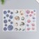 Stickers "Planets and constellations" set of 3 sheets 10x20 cm