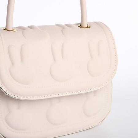 Youth bag on magnet, milk color-4
