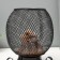 Nightlight "fireplace" LED from batteries 3HAAA Black 13x13x18 cm