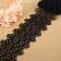 Hypure lace, 80 mm × 6.8 ± 0.5 m, black color