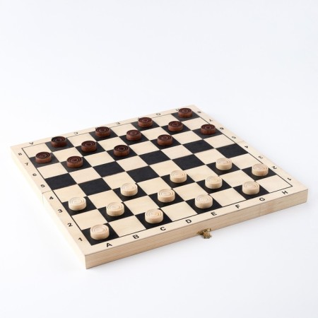 Chips for backgammon and checkers, 30 pcs, d-2.8 cm, tree-3
