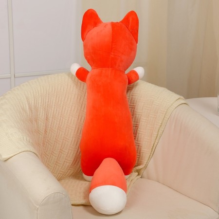 Skill of a soft toy "Daring cat", 80 cm, red color-3