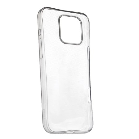 Luazon cover for iPhone 16 Pro Max, silicone, transparent