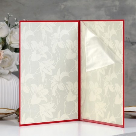 The folder for the marriage of "red" Bumvinyl, A4-3