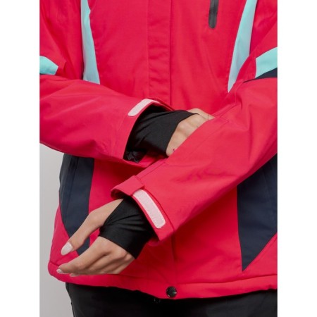 Ski jacket women's winter, size 46, pink color-3