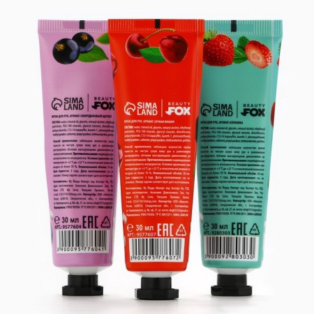 Gift set, hand cream, 3 x 30 ml, Beauty Food-2