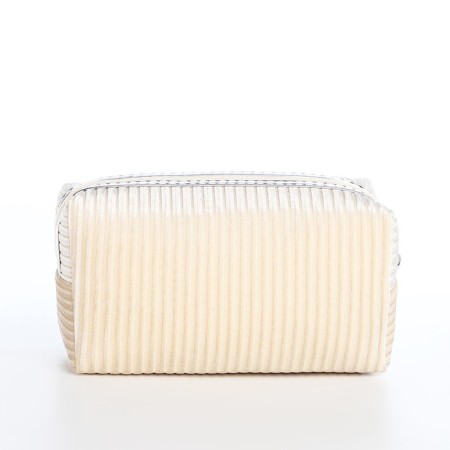 Lightning cosmetic bag, beige color-1