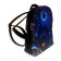 Backpack, lightning department, black color 27x12x30cm