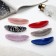 Halfish hair clip "Bloss lines" 9.5x2.7 cm, mix