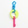 Chewing toy "Always together!", TPR, 18.5 cm, candy/circle/key